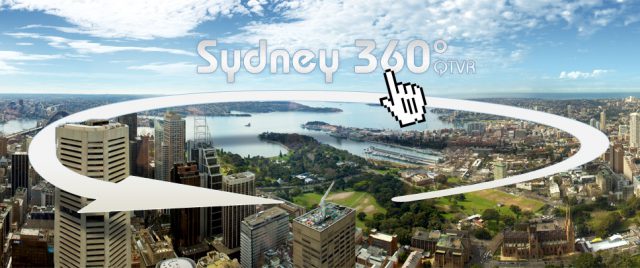 Sydney - Panorama virtuel à 360° depuis la tour AMP